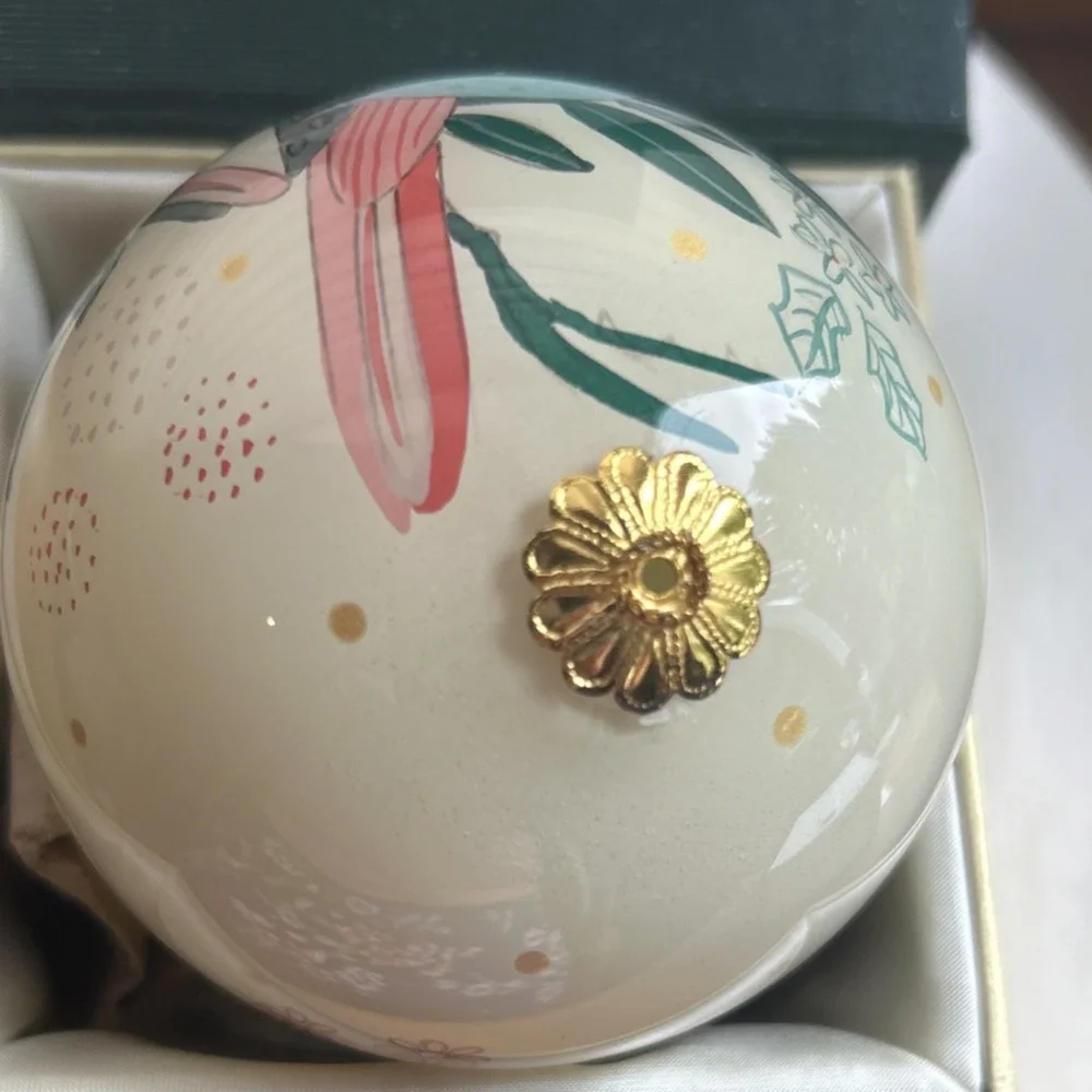 Pier 1 Imports Li Bien Hand Painted Bird Glass Ornament 2019 with Box